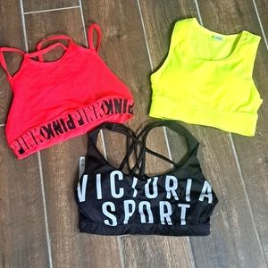 Mixture of sports bras 10 pc Victoria secret